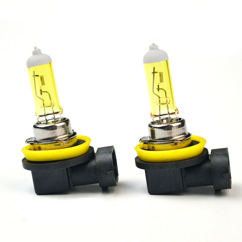 H11 Yellow Halogen Bulbs Headlight 12V 55W 3000K Car Fog Light Lamp Quartz Glass