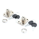 Metal Desk Drawer Dead Bolt Lock For Drawer Box Cabinet Cupboard Panel+2 Key Gw
