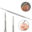 Toe Nail File Ingrown Satin Edge Stainless Steel Pedicure File Favor Double L4H7
