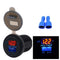 12V USB Car Mobile Phone Charger Car LED Display Voltmeter Two In One A