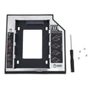SATA 2nd HDD SSD Hard Disk Case 9.5 / 12.7mm Universal DVD-ROM ODD Optica BWP