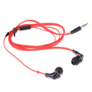 In-ear Style Super Bass Earphone Secure Fit Earbud Red for Mp3 4 Player A