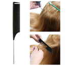2Pcs Heat-resistant Sectioning Weave Highlighting Foiling Comb Rat Tail Comb