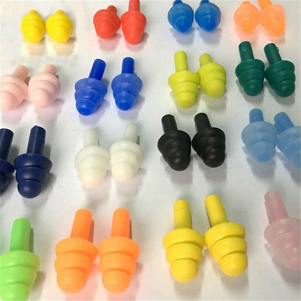 20Pcs Silicone Ear Plugs Anti Noise Snore Earplugs Comfortable For Study  JR