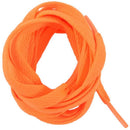 Trainers Replacement 8mm Wide Orange Flat String Shoelace Pair A2Z9