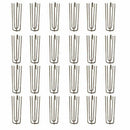 Galvanised Metal Curtain Tape Deep Clip Pinch Pleat Prong Hanging Goblet h EID