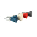 4Pc Dia 30Mm Shank 6Mm Pen-Shaped Sanding Abrasive Nylon Wire Polishing Mix