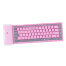 Waterproof Portable Silicone Mute Gaming Wireless Keyboard For Laptops