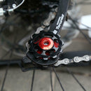Bicycle Rear Derailleur Wheel Ceramic CNC Road Bike Guide Roller (Black)