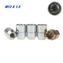 M12X1.5 Wheel Lock Lug Nut Chrome Locking Nuts 4 Pcs 1 Set H1A9