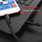 3 In 1 USB Fast Charging Cable Line Multifunction Cell Phone Charger Cord Pretty
