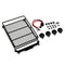 1/10 Roof Rack w/ LED Light Kit for Axial SCX10 D90 CC01 Rock Crawler Accs B