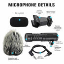 Portable Camera Microphone, Rabbit Hair Video Interview Microphone Directio O4B3