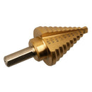 1/4 - 1-3/8 inch Titanium Steel Metal UNI Variable Stepped Down Drill Bit