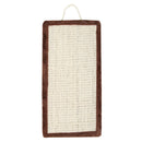 Pet Fish Sisal Cat Furniture Carpet Protector Scratch Mat Toys (Brown)