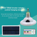 22LED Solar Light Outdoor Camping Hiking Yard Decor Remote Control Hanging Lamp