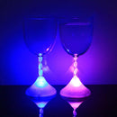 1Pc LED Light Up Flashing Wine Cocktail Glasses Color Changing