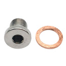 M12 x 1.25mm Oxygen o2 Lambda Sensor blanking Plug Cap Stainless Steel