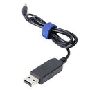 USB to DC Convert Cable 5V to 5V Voltage Step-Up Cable 5.5x2.1mm DC Male 1M