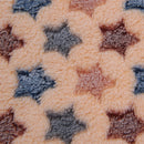 Dog Cat Blanket Pet Cushion Bed Soft Velvet Winter Warm Sleep Mat(Brown S) A