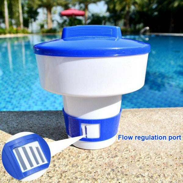 1X(Swimming Pool Floating Pills Disinfecting Automatic Dispenser Floating M
