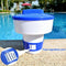 1X(Swimming Pool Floating Pills Disinfecting Automatic Dispenser Floating M