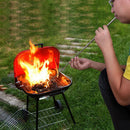 2x Outdoor Telescopic Campfire Fire Blow Tube Picnic Hunting Collapsible