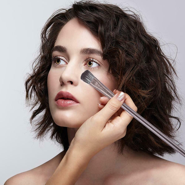 Make Up Brushes Metal Wire-drawing Eye Shadow Brush Women Cosmetics Tools