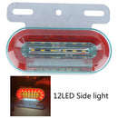 Car truck trailer 12LED Red Light guide Floor lamp tail light Side marker li Gw