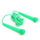 Skipping Rope PVC Adjustable Jump Rope Training Exercise Equipment (Green)