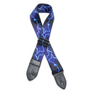 Leather Folk Guitar Strap Adjustable Belt Musical Instrument Parts (Flash) A