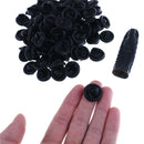 100x durable BLACK latex finger cots antislip for chalk Electronic finger cotsOZ