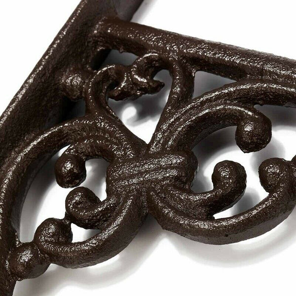 Cast Iron Hanger Wrought Iron Garden Hook Flower Pots Basket Wall Hanger Br L7B4