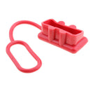 2PCS RED DUST COVER END CAP FOR 175 AMP PLUG CONNECTOR DURABLE