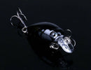 5pcs Plastic Set of Fishing Lures Bass CrankBait Hard Crank Bait Minnow 4.5cm/4g