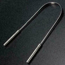 Stainless Steel Tongue Cleaner Scraper Oral Hygiene Bad Breath Care Health V4L1