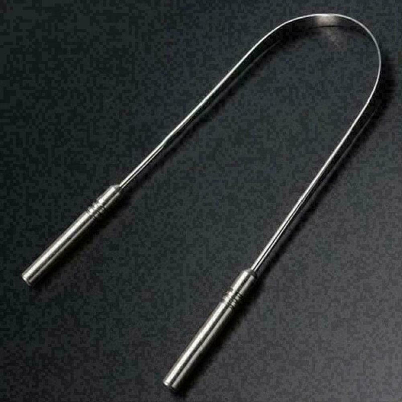 Stainless Steel Tongue Cleaner Scraper Oral Hygiene Bad Breath Care Health V4L1