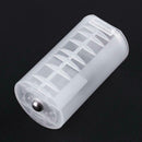 2xAA to D Size Plastic Battery Adaptor Holder Switcher Case Box Converter