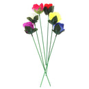 1pcs Torch to Rose Fire Magic Trick Flame Appearing Flower Magic Props To_
