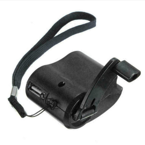 Portable Wind UP Hand Dynamo Crank USB PDA MP3 Cell Phone Z7H5 Emergency C1L7