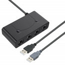 4 Port USB Gamecube N GC Controller Adapter Converter For Switch/Wii U /PC 3In1