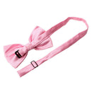 Men's Plain Polyester Pre Tied Wedding Bow Tie (pink) Z2V9