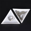 10x Equilateral Triangle Plate For Jewelry Beads StorageEnvironmentalPlasti A Gw