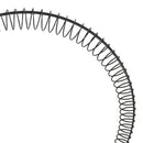 Lady Hairdressing Black Flexible Spiral Metal Hair Band Hoop