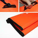 1xInflatable Orange Open Water Swimming Float Tow Bag Dry Swim Buoy Pouch U7C1