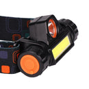 1pc Mini USB Rechargeable Headlight Flashlight Camping Night Fishing Light A