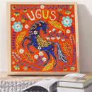 5D DIY Special Shaped Diamond Painting August Embroidery Cross Stitch Mosaic Kit