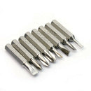 8 In 1 Portable Alloy Screw Driver Pen Set Slotted Phillips Bits Repair XOV