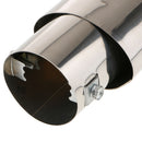64mm Stainless Steel Exhaust Silencer Car Exhaust Pipe Tip Tip Pipe