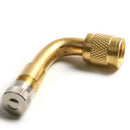 2* Tyre Valve Extension Adaptor 90 Degree Tire Stem Extender Fit Motorcycle Car